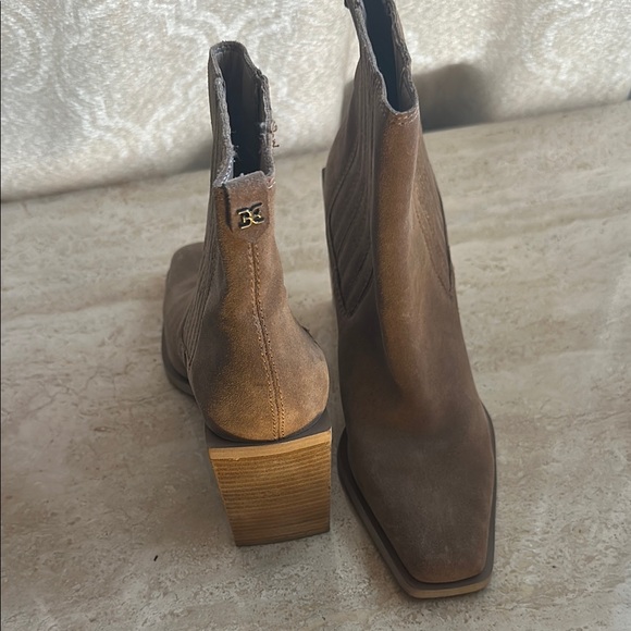 Brown Suede Ankle Boots - Picture 1 of 10